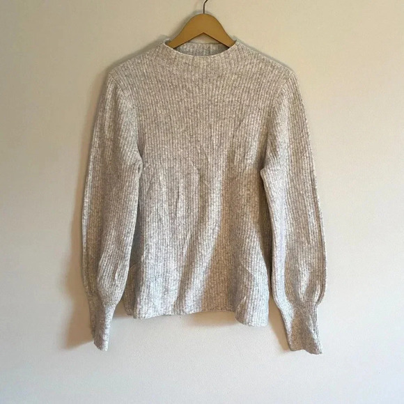 J. Crew Wool Blend Ribbed Sweater - Picture 2 of 12